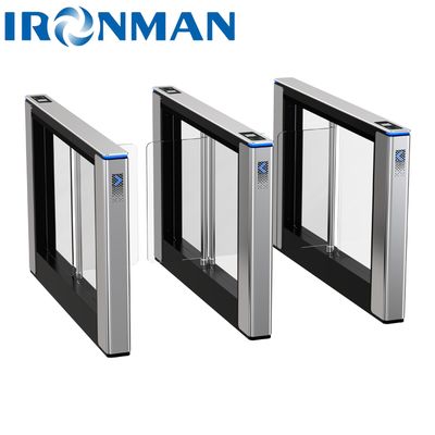 Jakość  Waist High Swing Gate Turnstiles Entrance For Galvanized Steel Sheet Laser Logo For Public Toilets Gyms fabryka