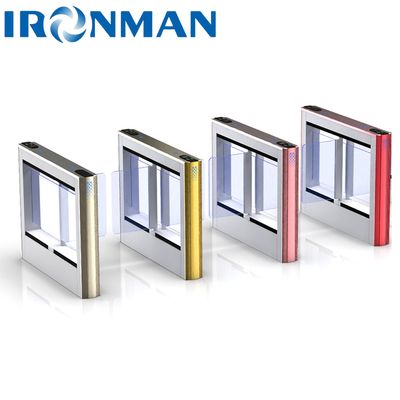 Kontrola dostępu do bramy dla pieszych Servo Motor Swing Barrier Optical Swing Turnstile