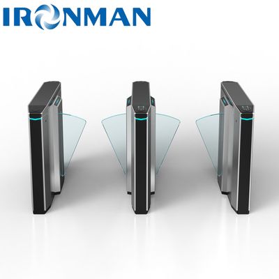 Biometric Flap Barrier Handicap Turnstile Entry Entry Systems For High End Place